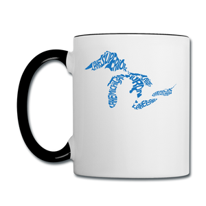 Great Lakes - Contrast Coffee Mug - white/black