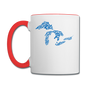 Great Lakes - Contrast Coffee Mug - white/red