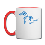 Great Lakes - Contrast Coffee Mug - white/red