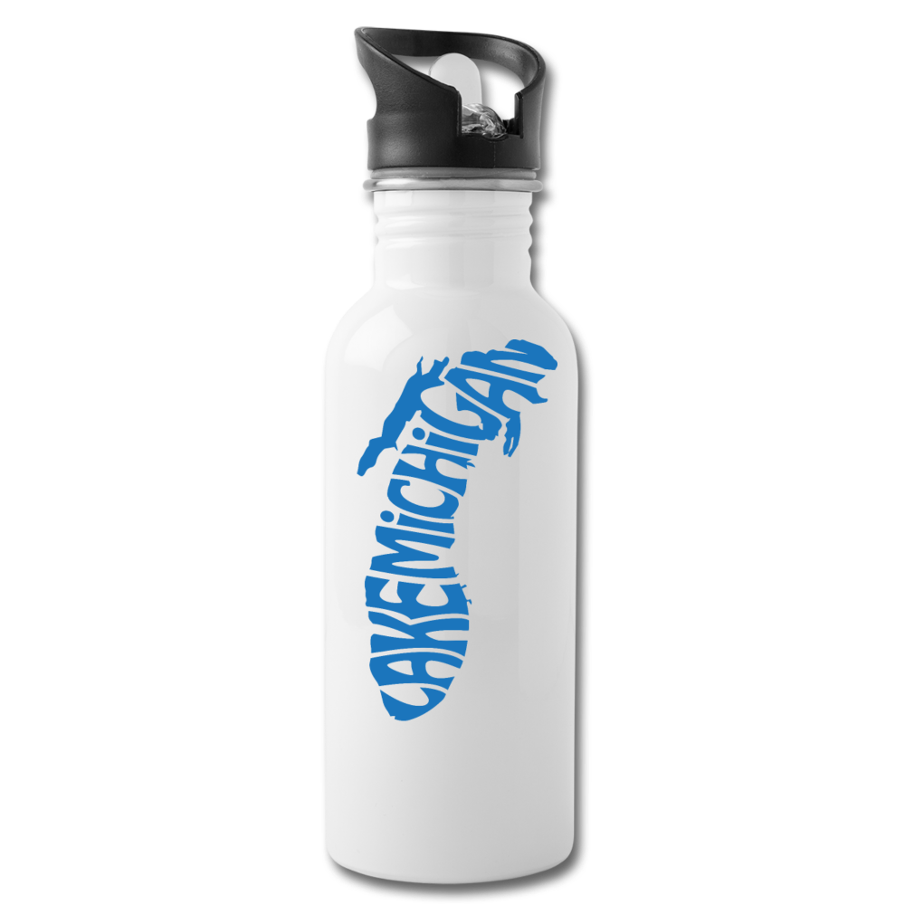 Lake Michigan - Water Bottle - white