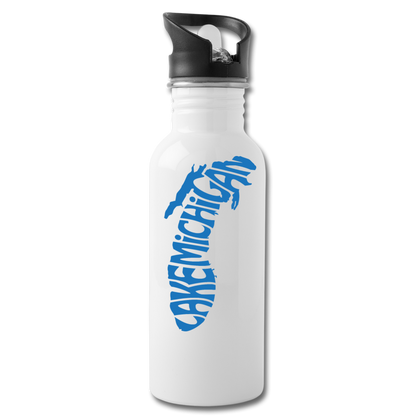 Lake Michigan - Water Bottle - white