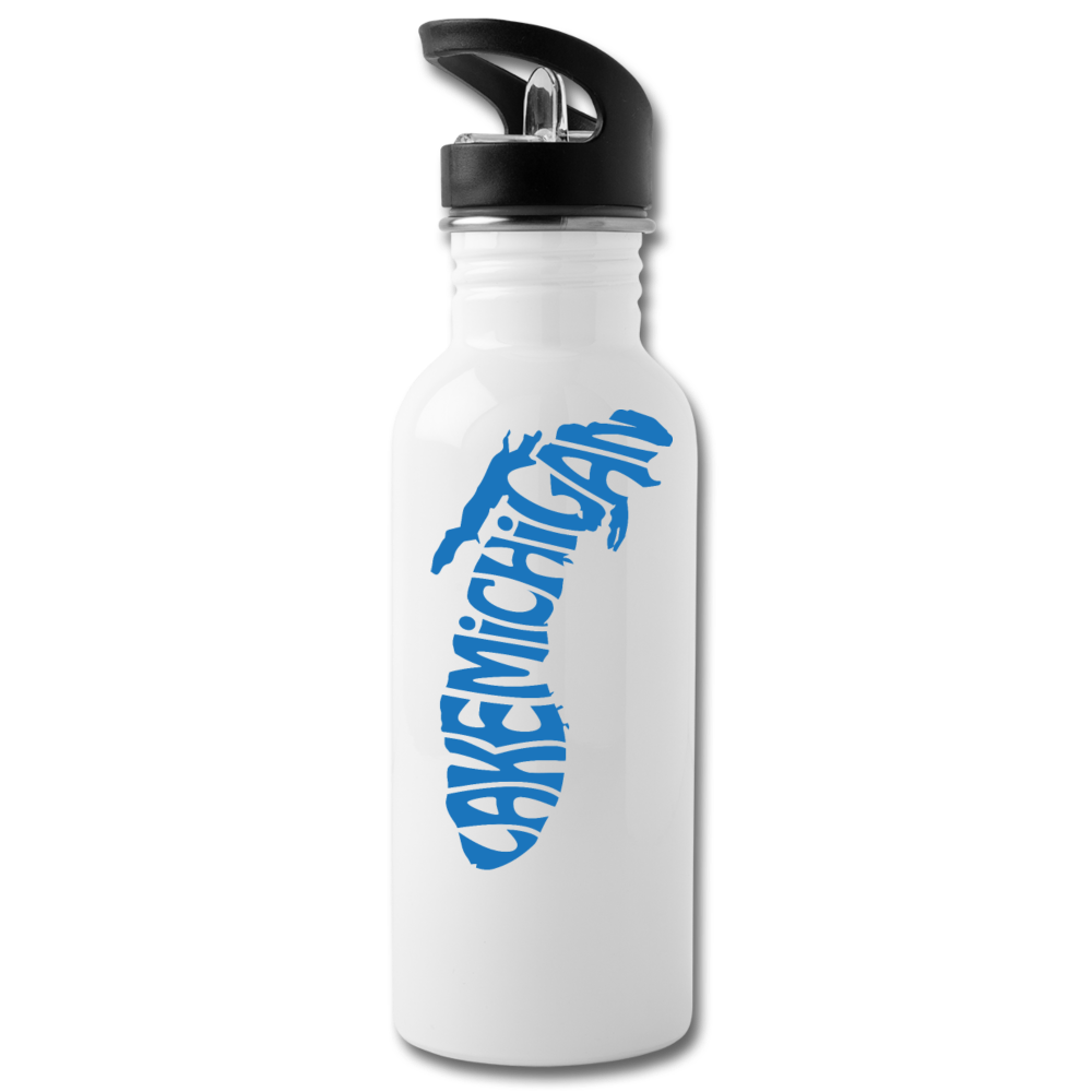 Lake Michigan - Water Bottle - white