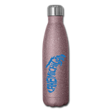 Lake Michigan - Insulated Stainless Steel Water Bottle - pink glitter
