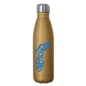 Lake Michigan - Insulated Stainless Steel Water Bottle - gold glitter