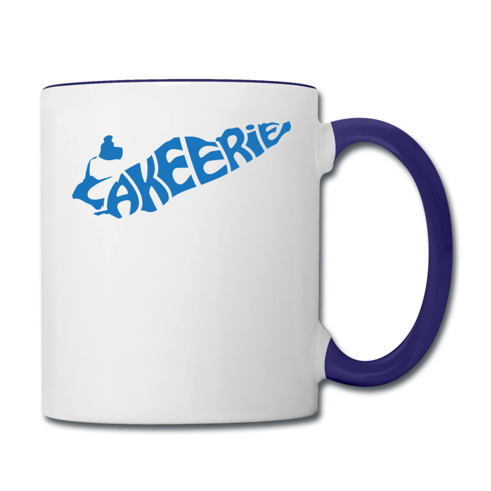 Lake Erie - Contrast Coffee Mug - white/cobalt blue