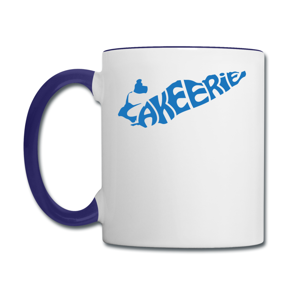 Lake Erie - Contrast Coffee Mug - white/cobalt blue