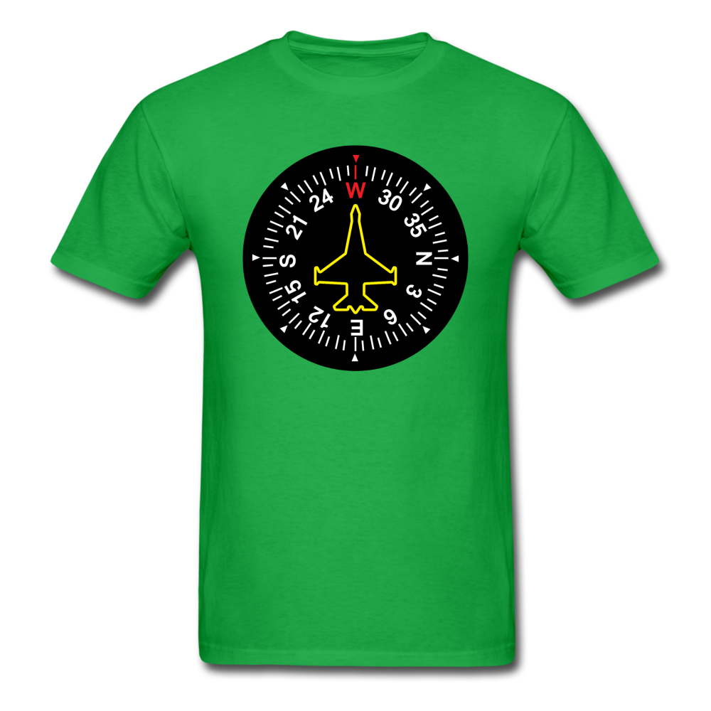 Fighter Jet Compass - Unisex Classic T-Shirt - bright green