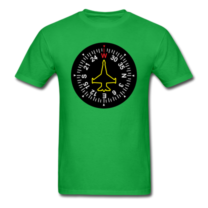 Fighter Jet Compass - Unisex Classic T-Shirt - bright green