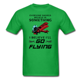 Believe In Something - Go Flying - Unisex Classic T-Shirt - bright green