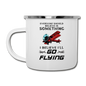 Believe In Something - Go Flying - Camper Mug - white