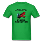 I Work Hard To Support My Flying Addiction - Unisex Classic T-Shirt - bright green