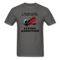 I Work Hard To Support My Flying Addiction - Unisex Classic T-Shirt - charcoal