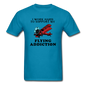 I Work Hard To Support My Flying Addiction - Unisex Classic T-Shirt - turquoise