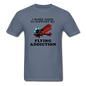 I Work Hard To Support My Flying Addiction - Unisex Classic T-Shirt - denim