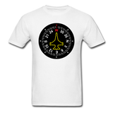 Fighter Jet Compass - Unisex Classic T-Shirt - white