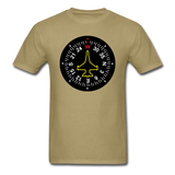 Fighter Jet Compass - Unisex Classic T-Shirt - khaki