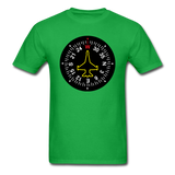 Fighter Jet Compass - Unisex Classic T-Shirt - bright green