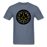 Fighter Jet Compass - Unisex Classic T-Shirt - denim