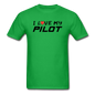 I Love My Pilot v1 - Unisex Classic T-Shirt - bright green