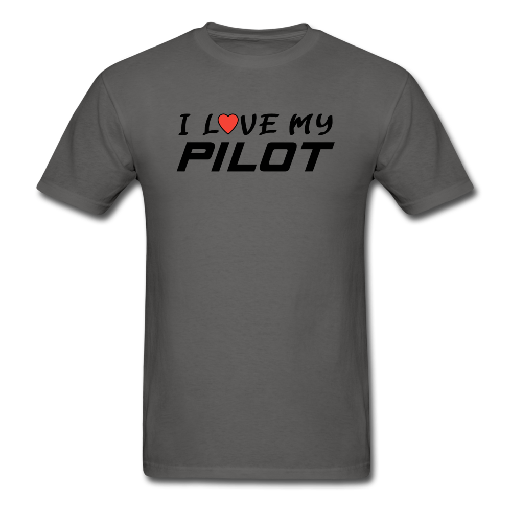 I Love My Pilot v1 - Unisex Classic T-Shirt - charcoal