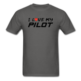 I Love My Pilot v1 - Unisex Classic T-Shirt - charcoal