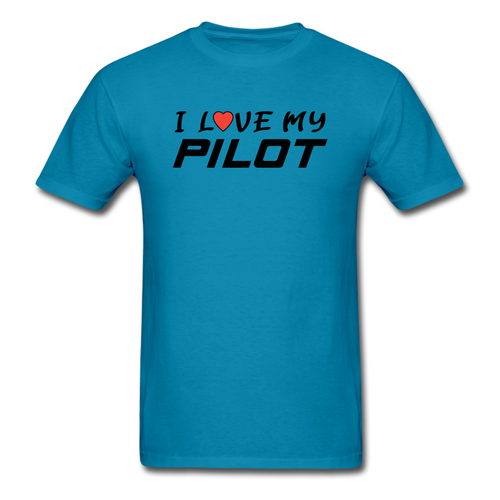 I Love My Pilot v1 - Unisex Classic T-Shirt - turquoise