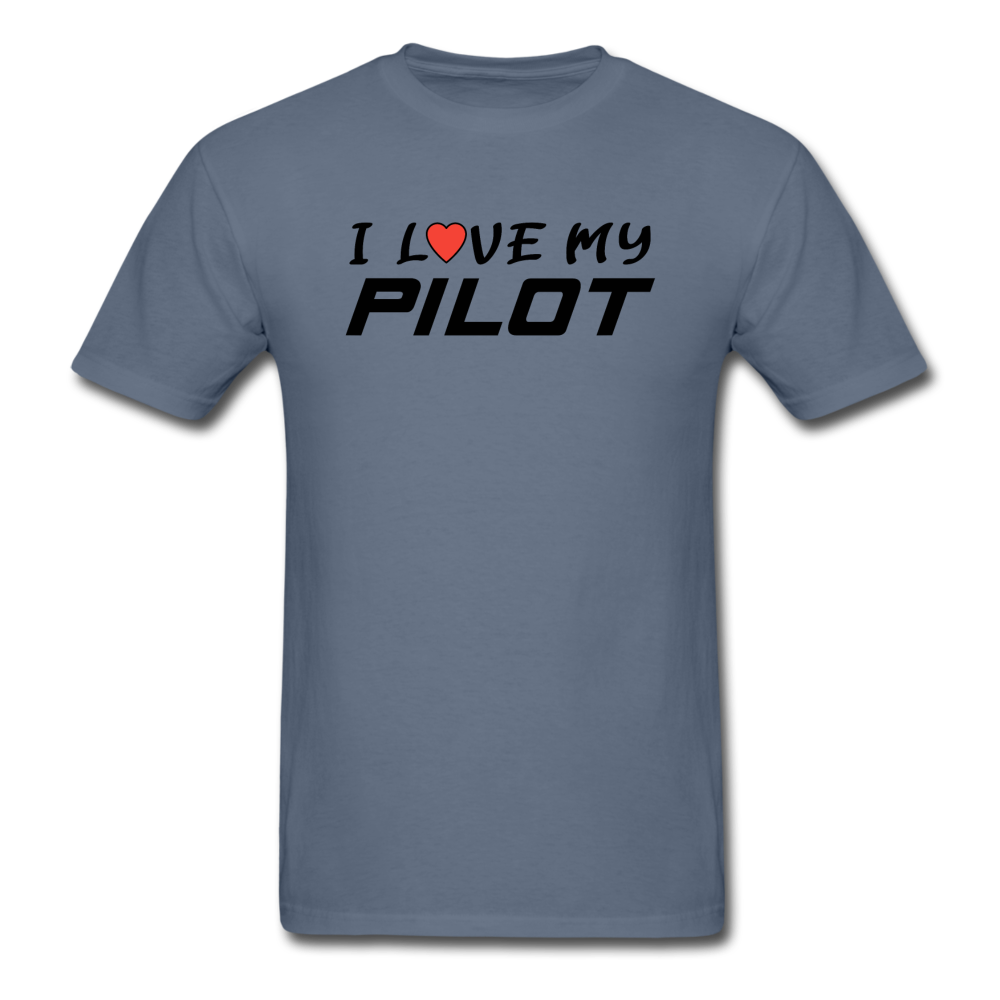 I Love My Pilot v1 - Unisex Classic T-Shirt - denim