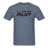 I Love My Pilot v1 - Unisex Classic T-Shirt - denim