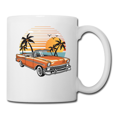 Chevy On The Beach - Coffee/Tea Mug - white