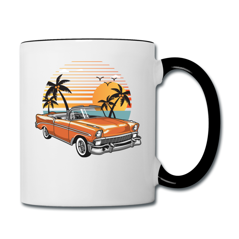 Chevy On The Beach - Contrast Coffee Mug - white/black