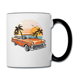 Chevy On The Beach - Contrast Coffee Mug - white/black