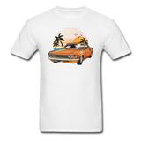 Mustang On The Beach - Unisex Classic T-Shirt - white