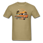 Mustang On The Beach - Unisex Classic T-Shirt - khaki