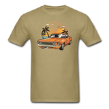 Mustang On The Beach - Unisex Classic T-Shirt - khaki