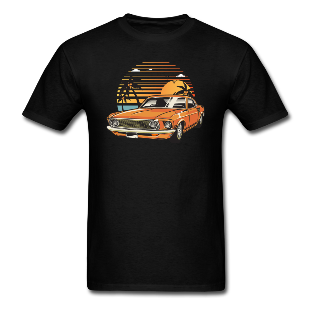 Mustang On The Beach - Unisex Classic T-Shirt - black