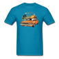 Mustang On The Beach - Unisex Classic T-Shirt - turquoise