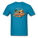 Mustang On The Beach - Unisex Classic T-Shirt - turquoise