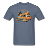 Mustang On The Beach - Unisex Classic T-Shirt - denim