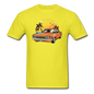 Mustang On The Beach - Unisex Classic T-Shirt - yellow