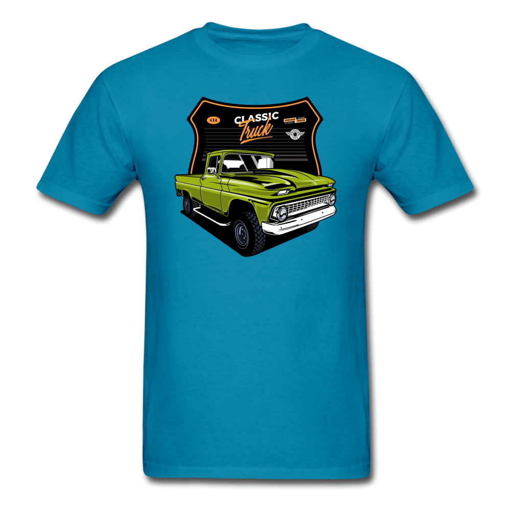 Classic Truck - Chevy - Unisex Classic T-Shirt - turquoise