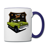 Classic Truck - Chevy - Contrast Coffee Mug - white/cobalt blue