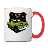 Classic Truck - Chevy - Contrast Coffee Mug - white/red