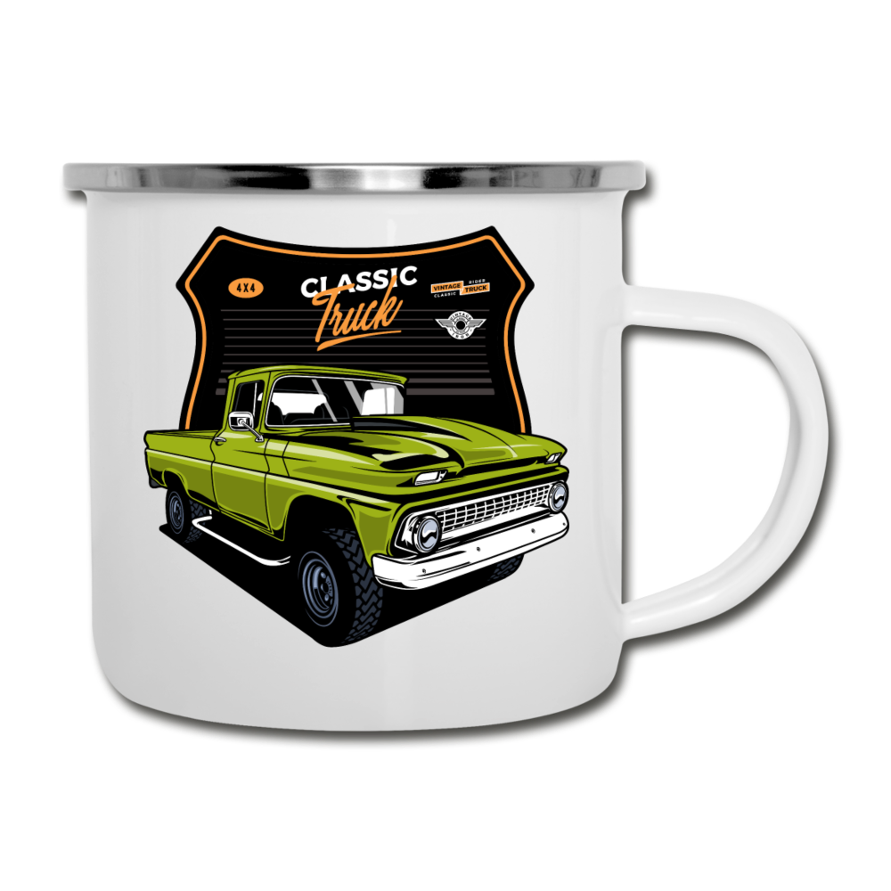 Classic Truck - Chevy - Camper Mug - white