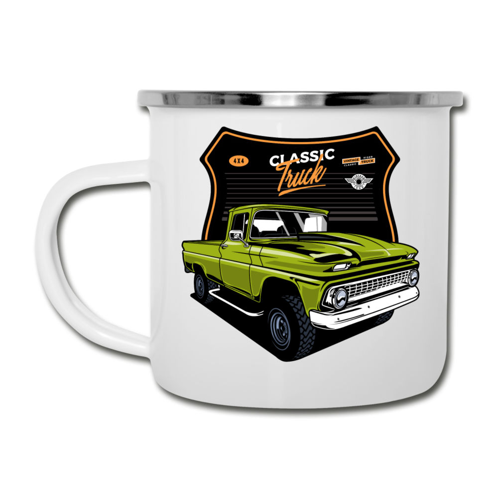 Classic Truck - Chevy - Camper Mug - white