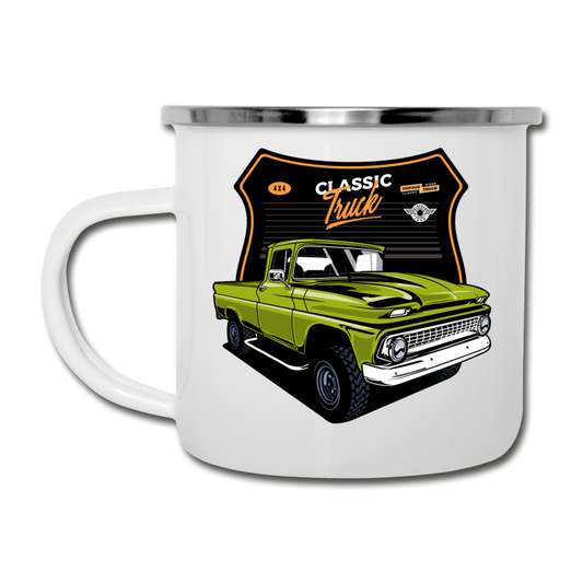 Classic Truck - Chevy - Camper Mug - white