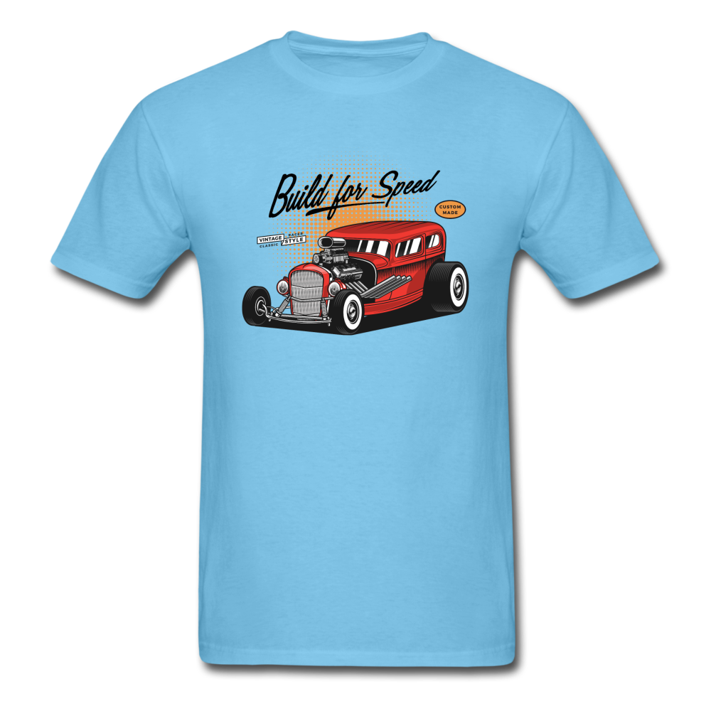 Hot Rod - Build For Speed - Unisex Classic T-Shirt - aquatic blue