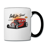 Hot Rod - Build For Speed - Contrast Coffee Mug - white/black