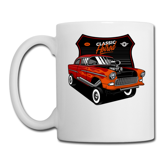 Classjc Hot Rod - Chevy - Coffee/Tea Mug - white