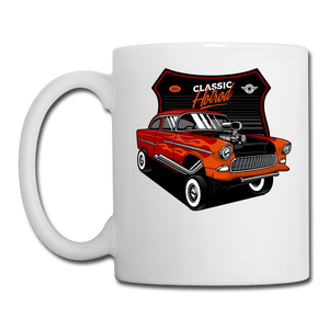 Classjc Hot Rod - Chevy - Coffee/Tea Mug - white