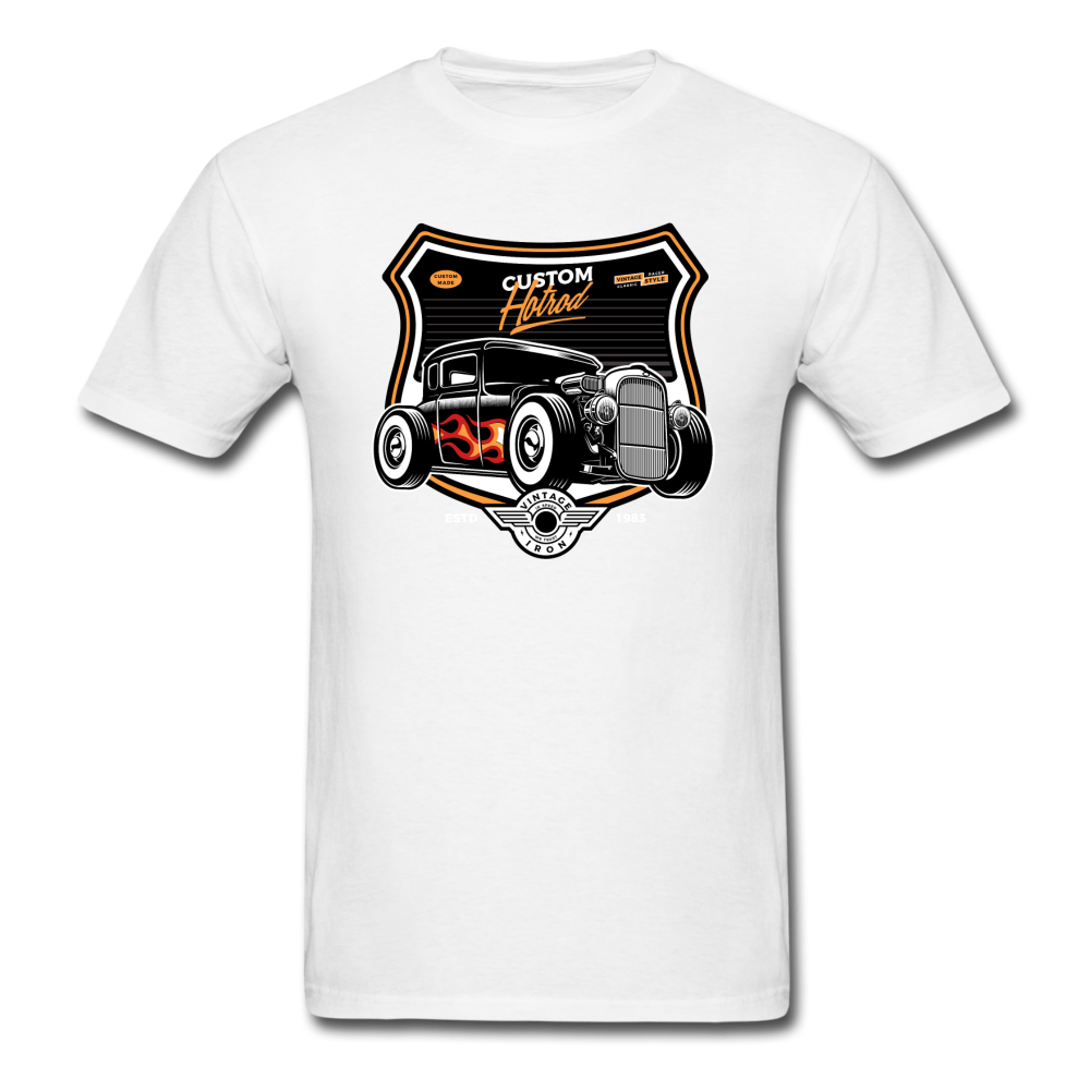 Custom Hot Rod - Unisex Classic T-Shirt - white